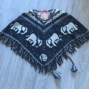 Billabong Wool Blend Poncho